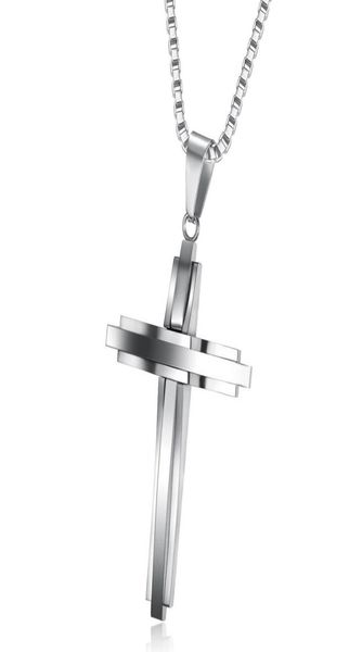 men stainless steel cross pendant necklaces men religion faith charm titanium steel chain for women fashion jewelry gift1673107, Silver
men stainless steel cross pendant necklaces men religion faith charm titanium steel chain for women fashion jewelry gift1673107, Silver