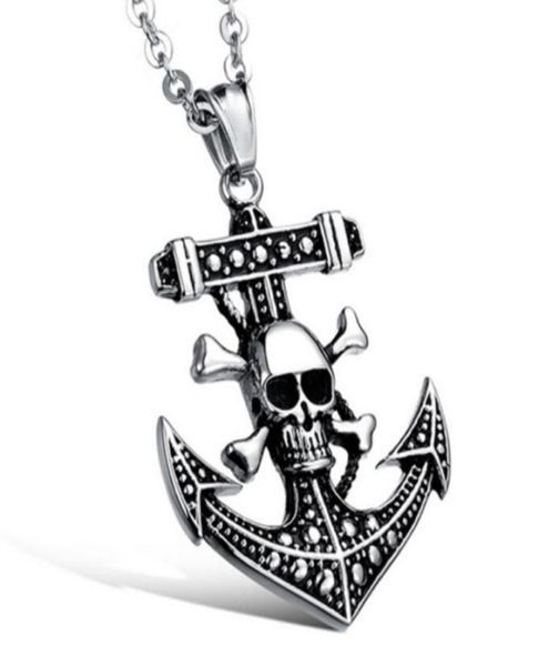 gothic punk skull pirate ships anchor necklace pendant fashion copper chain titanium steel chains choker hip hop accessories gift6339073, Silver
gothic punk skull pirate ships anchor necklace pendant fashion copper chain titanium steel chains choker hip hop accessories gift6339073, Silver