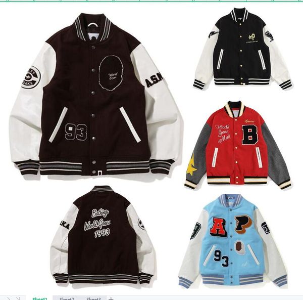 bp designer clothing men's varsity jacket luxury casual cotton high street cross print tri sanskrit hoodie street letterman jackets chr, Black;brown
bp designer clothing men's varsity jacket luxury casual cotton high street cross print tri sanskrit hoodie street letterman jackets chr, Black;brown