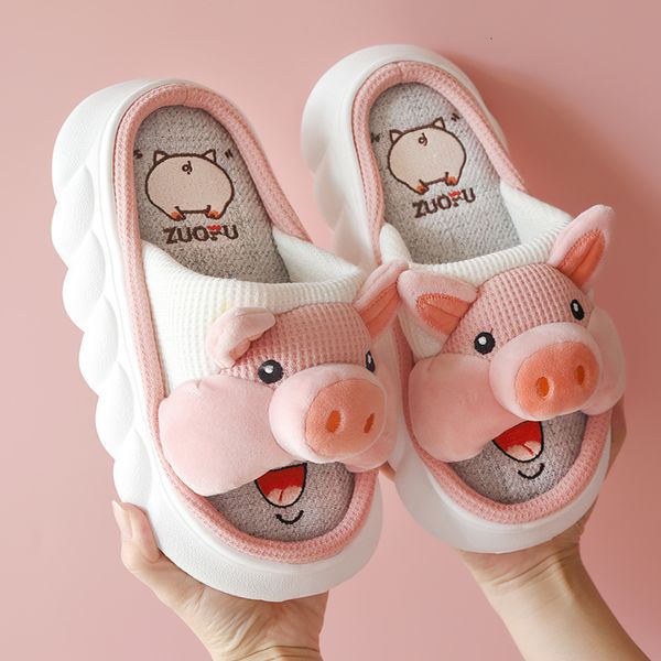 slippers cute pig home slippers for women animals platform soft slippers female lovely house slides four season indoor shoes 230717, Black
slippers cute pig home slippers for women animals platform soft slippers female lovely house slides four season indoor shoes 230717, Black