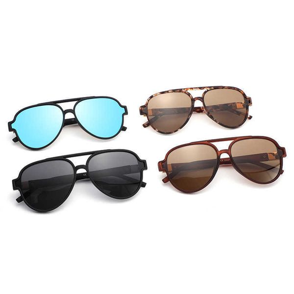men's polarized dual beam fashion toad glasses sunglasses, White;black