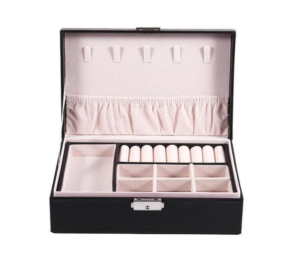 double storage box can put ring necklace earrings jewelry pu storage box glasses watch display7166272, Pink;blue
double storage box can put ring necklace earrings jewelry pu storage box glasses watch display7166272, Pink;blue