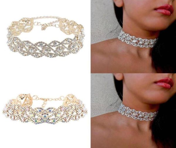 women crystal rhinestone choker necklace full diamond collar gothic wedding party jewelry1619332, Golden;silver
women crystal rhinestone choker necklace full diamond collar gothic wedding party jewelry1619332, Golden;silver