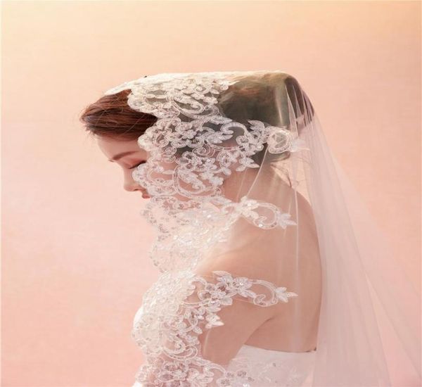 2019 velos de novia 3 meters white ivory sequins blings sparkling lace edge purfle long cathedral wedding veils6260874, Black
2019 velos de novia 3 meters white ivory sequins blings sparkling lace edge purfle long cathedral wedding veils6260874, Black