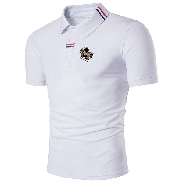 men's polos men's short sleeve summer collared clothes t-shirt lapel polo shirts 230717, White;black
men's polos men's short sleeve summer collared clothes t-shirt lapel polo shirts 230717, White;black