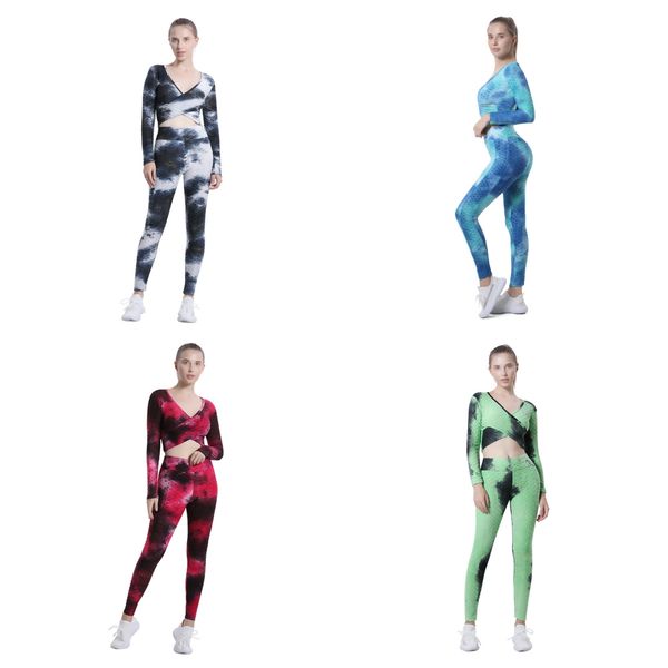 slim fit yoga cross peach hip tie dyed yoga pants women's jacquard fitness wholesale hip lifting sports set, White;red 
slim fit yoga cross peach hip tie dyed yoga pants women's jacquard fitness wholesale hip lifting sports set, White;red