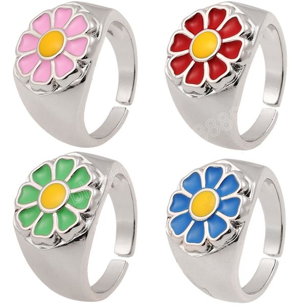 y2k fashion sun flower finger rings bohemian neon open cuff ring for women wedding party jewelry accessori, Silver
y2k fashion sun flower finger rings bohemian neon open cuff ring for women wedding party jewelry accessori, Silver