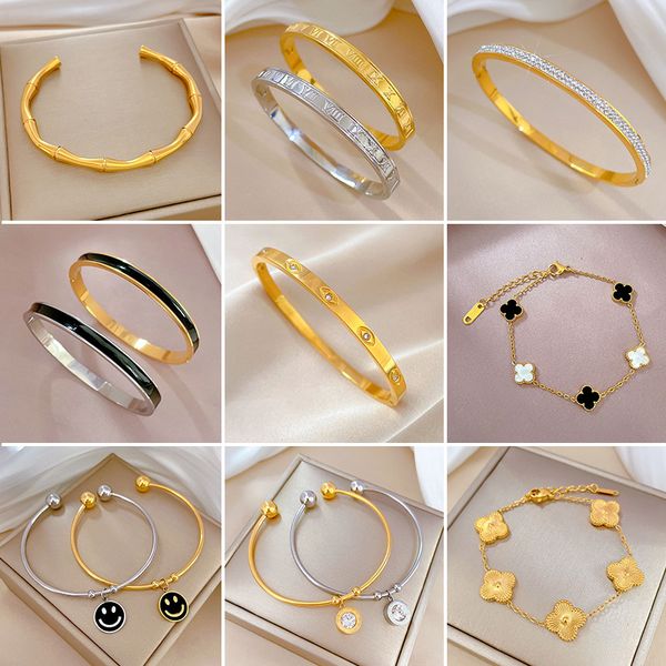 2023 titanium steel bracelet designer for women luxury bracelet ins wind charm bracelet minimalist cross-border fritillaria 20 style bracele, Black
2023 titanium steel bracelet designer for women luxury bracelet ins wind charm bracelet minimalist cross-border fritillaria 20 style bracele, Black