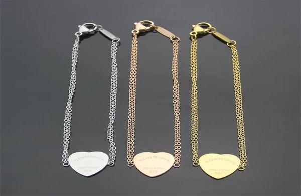 brand new t letter heart chain bracelet fashion classic double layer designer bracelet couple stainless steel jewelry charm bracel2691211, Black
brand new t letter heart chain bracelet fashion classic double layer designer bracelet couple stainless steel jewelry charm bracel2691211, Black