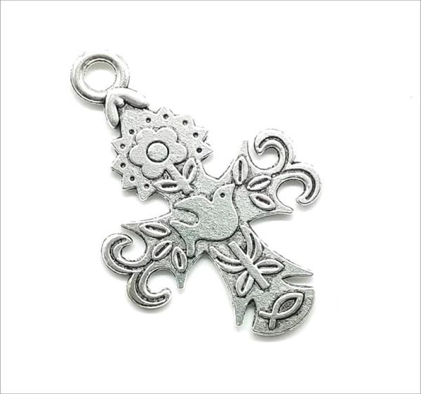 lot 30pcs big flower pigeon cross antique silver charms pendants diy findings for jewelry making bracelet necklace earrings 4730m2207992, Bronze;silver
lot 30pcs big flower pigeon cross antique silver charms pendants diy findings for jewelry making bracelet necklace earrings 4730m2207992, Bronze;silver