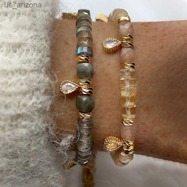 labradorite citrine strawberry quartz hybrid bracelet 2023 spring new design water drop pendant adjustable bangle wholesale l230620, Golden;silver
labradorite citrine strawberry quartz hybrid bracelet 2023 spring new design water drop pendant adjustable bangle wholesale l230620, Golden;silver