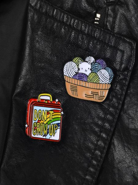 rainbow lunch box cat yarn bowl pin brooch kitty rainbow quote cowboy badge jewelry3682806, Gray
rainbow lunch box cat yarn bowl pin brooch kitty rainbow quote cowboy badge jewelry3682806, Gray