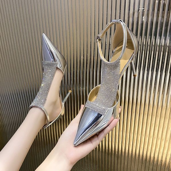 sandals 2023 shoe s fashion sandals stiletto high heels summer pointed toe party shiny 230718, Black
sandals 2023 shoe s fashion sandals stiletto high heels summer pointed toe party shiny 230718, Black