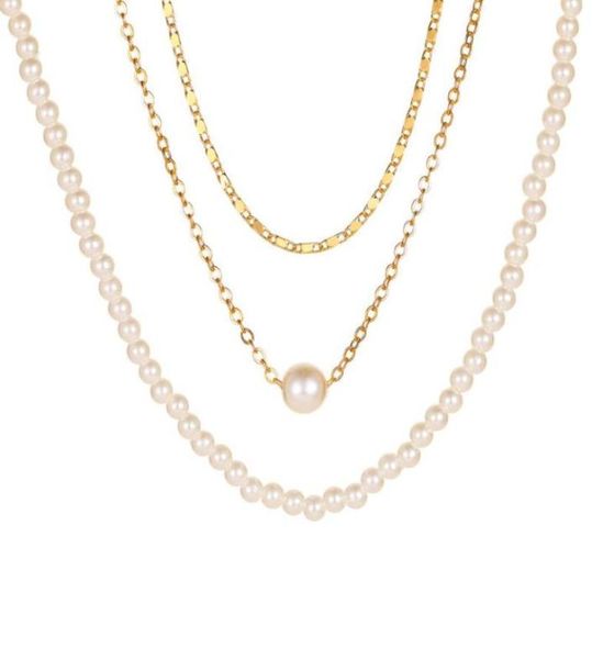 chains queen elisa multi layer necklace pearl pendant for women clavicle chain 2022 gold korean fashion charm choker jewelry6680828, Silver
chains queen elisa multi layer necklace pearl pendant for women clavicle chain 2022 gold korean fashion charm choker jewelry6680828, Silver