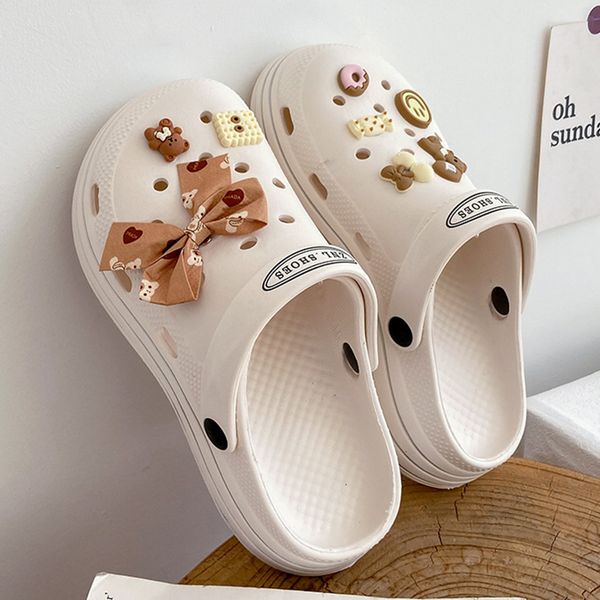 slippers fashion hole shoes girl beach slippers cute sandals thick bottom non-slip shoes soft bottom eva summer women slippers 230717, Black
slippers fashion hole shoes girl beach slippers cute sandals thick bottom non-slip shoes soft bottom eva summer women slippers 230717, Black