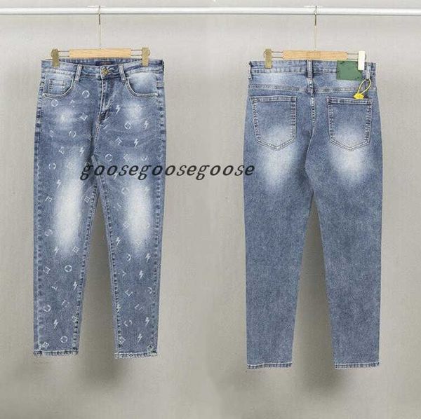23ss new men's jeans high street fashion brand men designer jeans ripped biker slim fit motorcycle denim jean, Blue
23ss new men's jeans high street fashion brand men designer jeans ripped biker slim fit motorcycle denim jean, Blue