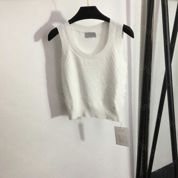 23ss womens designer clothing womens knits knit pattern jacquard slim knit vest womens clothes, White
23ss womens designer clothing womens knits knit pattern jacquard slim knit vest womens clothes, White