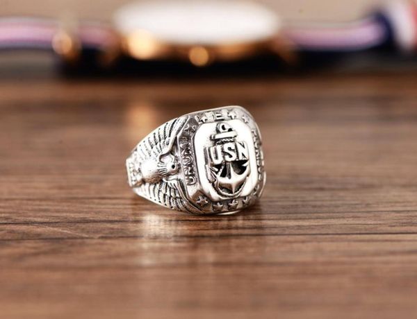925 sterling silver jewelry exquisite eagle united states navy men ring5461748
925 sterling silver jewelry exquisite eagle united states navy men ring5461748