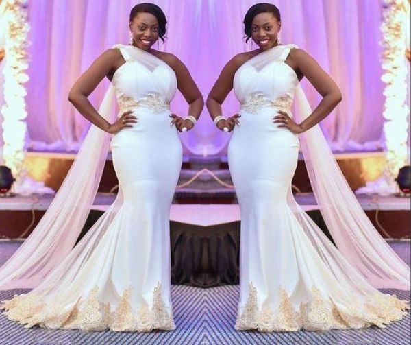 south african mermaid wedding dresses 2019 new plus size one shoulder bridal gowns champagne lace appliques dubai arabic wedding d8990551, White
south african mermaid wedding dresses 2019 new plus size one shoulder bridal gowns champagne lace appliques dubai arabic wedding d8990551, White