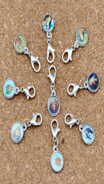 mixed catholic church medals saints cross charm floating lobster clasps pendants for jewelry making bracelet necklace diy accessor6798041, Bronze;silver
mixed catholic church medals saints cross charm floating lobster clasps pendants for jewelry making bracelet necklace diy accessor6798041, Bronze;silver