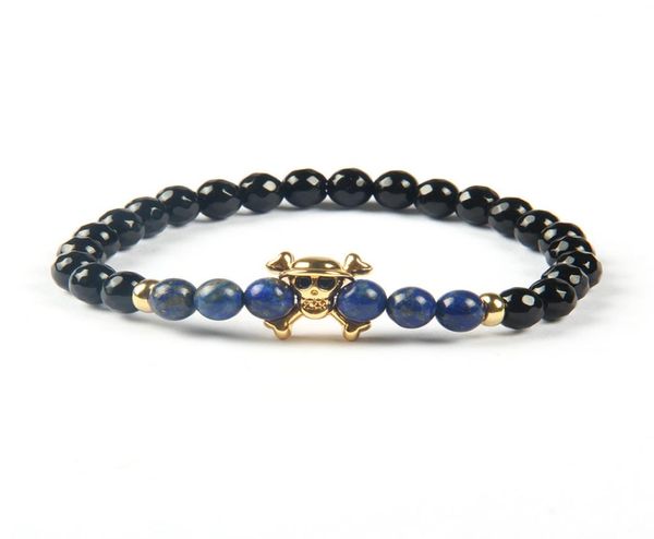 fashion pirate skull jewelry whole 6mm natural faceted black onyx and lapis lazuli stone beads new black eye cz skull bracelet6276964, Golden;silver
fashion pirate skull jewelry whole 6mm natural faceted black onyx and lapis lazuli stone beads new black eye cz skull bracelet6276964, Golden;silver