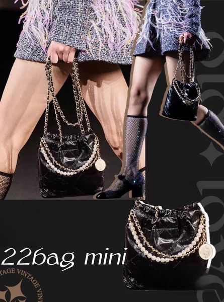 women's bags 2pcs classic 22 mini shopping bags with pearl strap chain handle gold metal hardware matelasse crossbody shoulder handbags
women's bags 2pcs classic 22 mini shopping bags with pearl strap chain handle gold metal hardware matelasse crossbody shoulder handbags