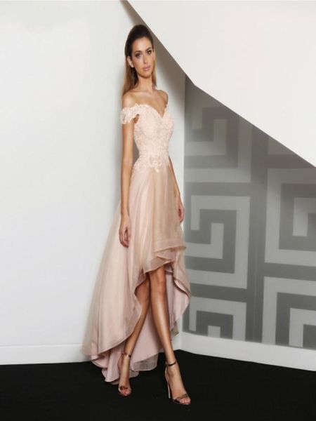 blush pink off the shoulder prom dresses high low lace applique party arabic dress kaftan dubai organza formal evening gowns9079394, Black
blush pink off the shoulder prom dresses high low lace applique party arabic dress kaftan dubai organza formal evening gowns9079394, Black
