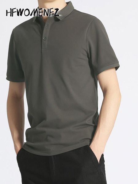 mens polos solid lapel casual mens shirt loose half sleeved polo tier business clothing summer 230718, White;black
mens polos solid lapel casual mens shirt loose half sleeved polo tier business clothing summer 230718, White;black