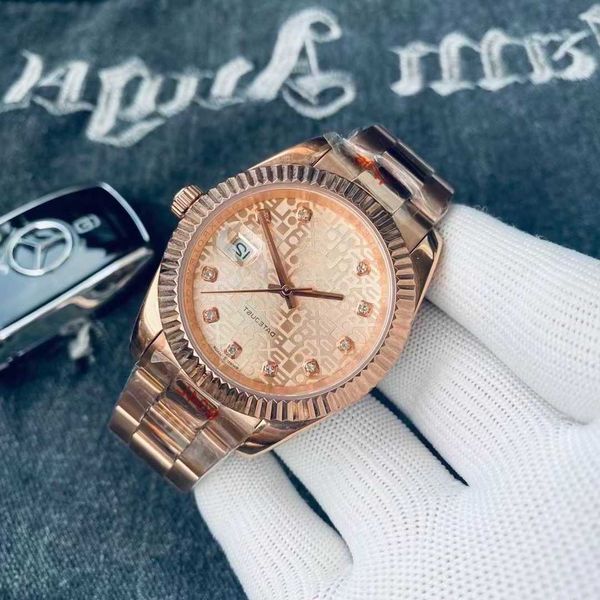 r olax men's watches from brands automatic mechanical watch oyster style steel band diamond face three pin calendar couple with gift bo, Slivery;golden
r olax men's watches from brands automatic mechanical watch oyster style steel band diamond face three pin calendar couple with gift bo, Slivery;golden