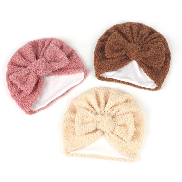 old cobbler european and american childrens hats bow solid color teddy socket thick double layer down to keep, Yellow
old cobbler european and american childrens hats bow solid color teddy socket thick double layer down to keep, Yellow