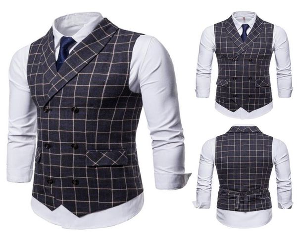 2019 autumn new men039s plaid vest doublebreasted casual fitted waistcoat dark gray coffee yellow black does not include shirt3066685, White;black
2019 autumn new men039s plaid vest doublebreasted casual fitted waistcoat dark gray coffee yellow black does not include shirt3066685, White;black
