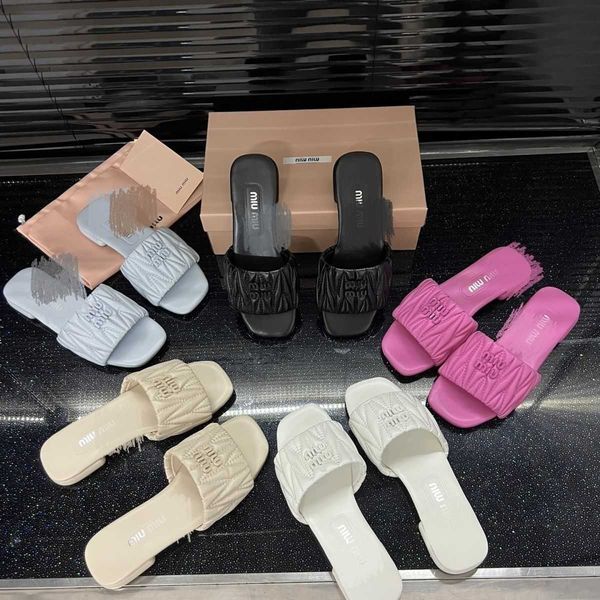 mius beach shoes women slide designer sandals 2023 new high flat bottom slippers fairy style small square thread wrinkle outside iq96
mius beach shoes women slide designer sandals 2023 new high flat bottom slippers fairy style small square thread wrinkle outside iq96