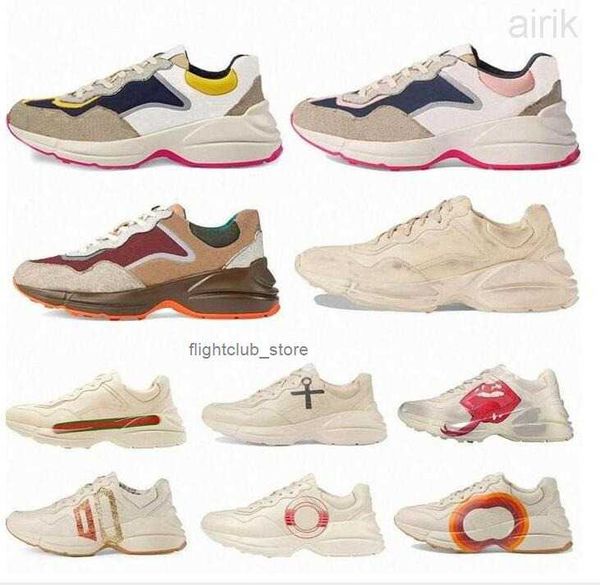 size ggity designer shoes leather rhyton sneakers fashion beige men trainers vintage luxury 35-46 chaussures ladies shoe designers sneakes, Black
size ggity designer shoes leather rhyton sneakers fashion beige men trainers vintage luxury 35-46 chaussures ladies shoe designers sneakes, Black