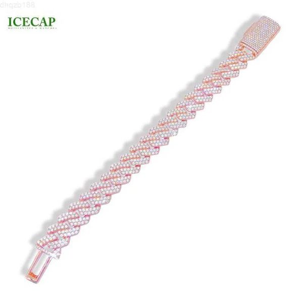 fashion jewelry 925 sterling silver rose gold plated moissanite men women iced out hip hop cuban chain bracelet
fashion jewelry 925 sterling silver rose gold plated moissanite men women iced out hip hop cuban chain bracelet