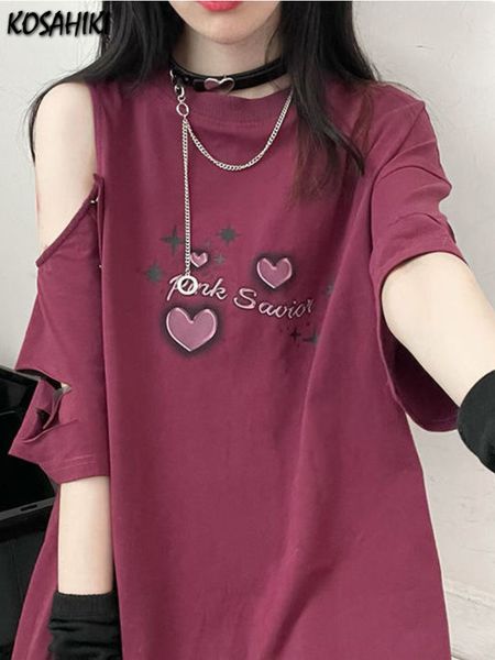 women's t-shirt kosahiki grunge aesthetic t shirt women summer print o-neck off shoulder streetwear loose fairy t shirt y2k tees goth, White
women's t-shirt kosahiki grunge aesthetic t shirt women summer print o-neck off shoulder streetwear loose fairy t shirt y2k tees goth, White