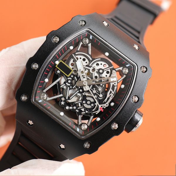 4 types luxury mens skelen watch black strap hollow out watches full function eta automatic self-winding glide smooth second hand wristwatch, Slivery;brown
4 types luxury mens skelen watch black strap hollow out watches full function eta automatic self-winding glide smooth second hand wristwatch, Slivery;brown