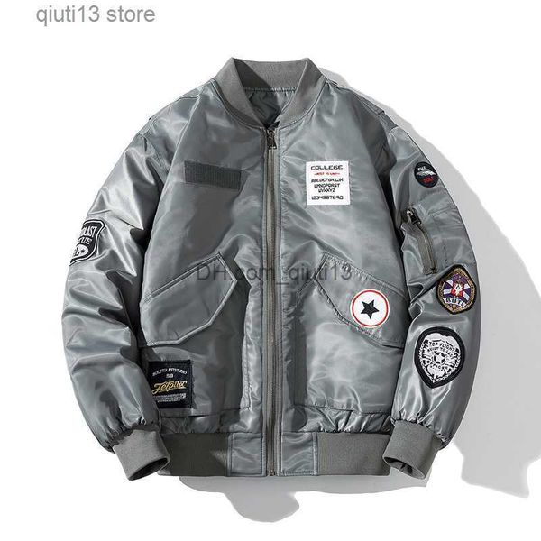men's jackets bomber jacket men hip hop fashion pilot jackets badge autumn winter baseball coat couple clothing streetwear cool hipster, Black;brown
men's jackets bomber jacket men hip hop fashion pilot jackets badge autumn winter baseball coat couple clothing streetwear cool hipster, Black;brown