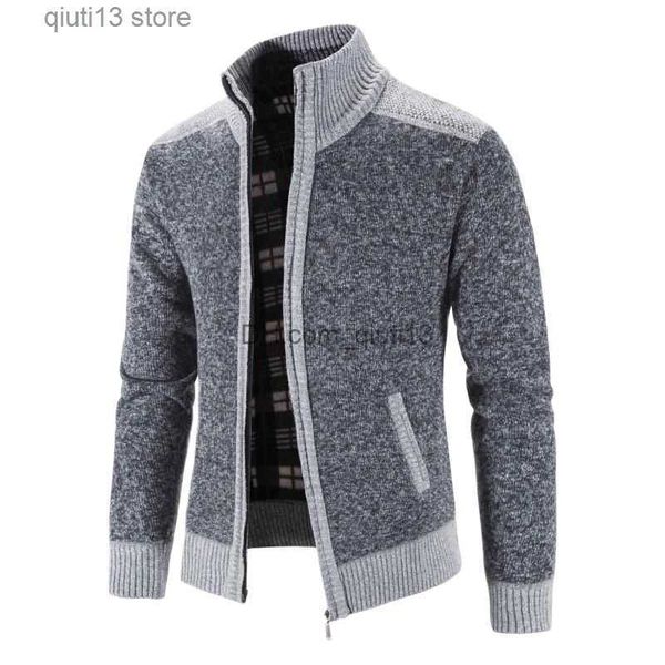men's jackets new winter men's patchwork jacket knitted coat fashion cardigan outerwear long sleeves casual thick slim warm zipper, Black;brown
men's jackets new winter men's patchwork jacket knitted coat fashion cardigan outerwear long sleeves casual thick slim warm zipper, Black;brown