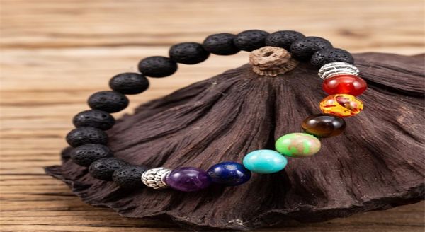 retro silver gold 7 chakras charms 8mm black lava stone bracelet diy aromatherapy essential oil diffuser bracelets buddha mala yog8309083, Golden;silver
retro silver gold 7 chakras charms 8mm black lava stone bracelet diy aromatherapy essential oil diffuser bracelets buddha mala yog8309083, Golden;silver