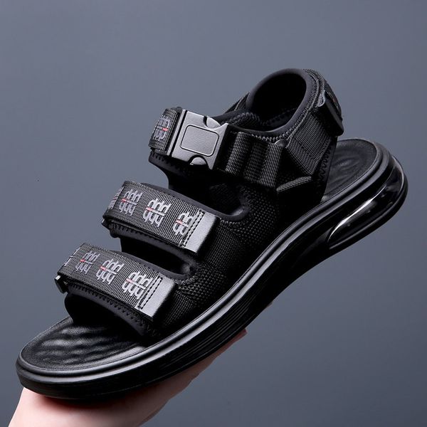 sandals air cushion elevated youth men's sports nonslip waterproof casual beach flat shoes men man sandalias hombre 230718, Black
sandals air cushion elevated youth men's sports nonslip waterproof casual beach flat shoes men man sandalias hombre 230718, Black