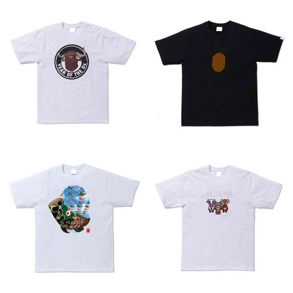 bathing ape designer luxury apes classic mens and womens t shirt hip hop shark summer breathable versatile high street trend, White
bathing ape designer luxury apes classic mens and womens t shirt hip hop shark summer breathable versatile high street trend, White
