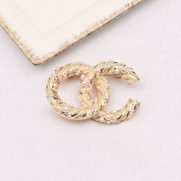 20style brand designer double letter brooch women elegant pearl brooches suit pin fashion wedding gift jewelry accessories, Gray
20style brand designer double letter brooch women elegant pearl brooches suit pin fashion wedding gift jewelry accessories, Gray
