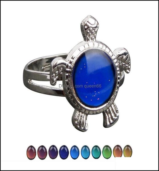 band rings turtle mood ring color change emotion feeling temperature control women drop delivery jewelry dhoza7727373, Silver
band rings turtle mood ring color change emotion feeling temperature control women drop delivery jewelry dhoza7727373, Silver