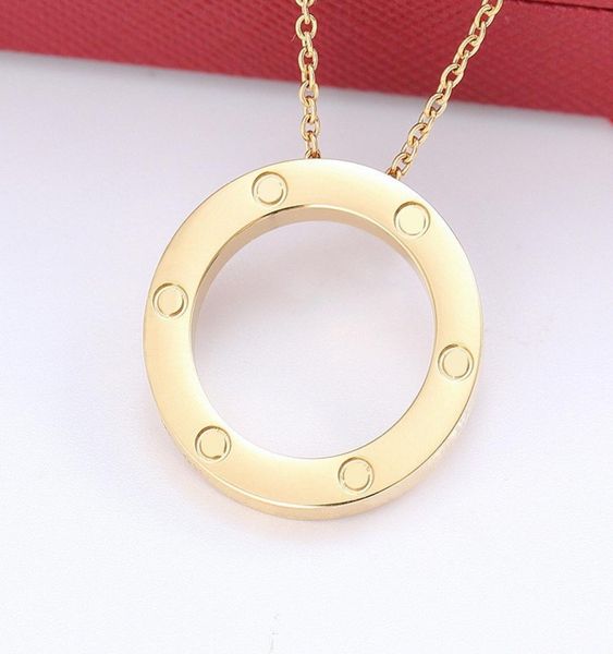 women designer necklace simple pendant luxury fashion jewelry titanium steel circle pendants anniversary chain diamond pendant gift gold ros, Silver
women designer necklace simple pendant luxury fashion jewelry titanium steel circle pendants anniversary chain diamond pendant gift gold ros, Silver
