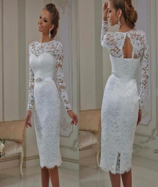 bridal gowns vintage tea length lace long sleeves wedding dresses 2022 sheath jewel neck vestido de noiva summer mariage2521214, White
bridal gowns vintage tea length lace long sleeves wedding dresses 2022 sheath jewel neck vestido de noiva summer mariage2521214, White