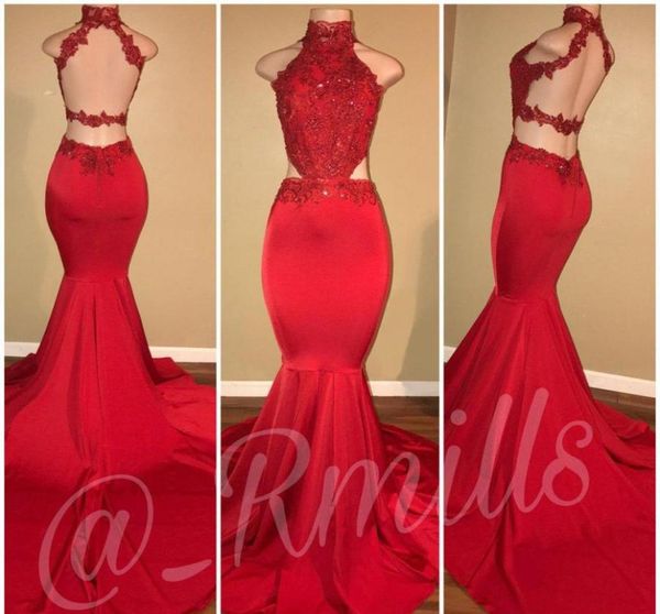 2019 backless long prom dress mermaid halter neck cutaway sides formal holidays wear graduation evening party gown custom made plu7077033, Black
2019 backless long prom dress mermaid halter neck cutaway sides formal holidays wear graduation evening party gown custom made plu7077033, Black
