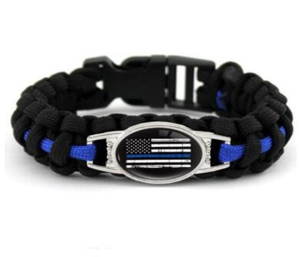black blue thin blue line american flag back the blue police paracord survival outdoor camping bracelet for women men2111932, Golden;silver
black blue thin blue line american flag back the blue police paracord survival outdoor camping bracelet for women men2111932, Golden;silver