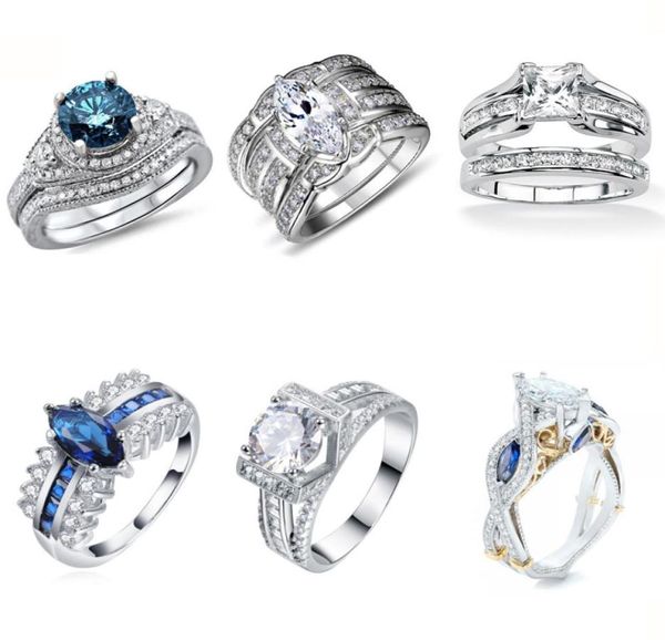vintage cz wedding ring sets 925 silver promise engagement ring jewelry for women size 5 6 7 8 94391538, Slivery;golden
vintage cz wedding ring sets 925 silver promise engagement ring jewelry for women size 5 6 7 8 94391538, Slivery;golden
