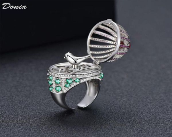 donia jewelry luxury ring fashion bird cage copper microinlaid zircon european and american creative designer hand gift85810305772321, Silver
donia jewelry luxury ring fashion bird cage copper microinlaid zircon european and american creative designer hand gift85810305772321, Silver