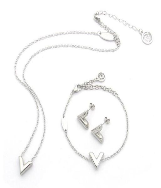 easy chic extravagant 316l stainless steel letter v pendant chain earrings bracelet necklace gold silver rose plated 2280567
easy chic extravagant 316l stainless steel letter v pendant chain earrings bracelet necklace gold silver rose plated 2280567